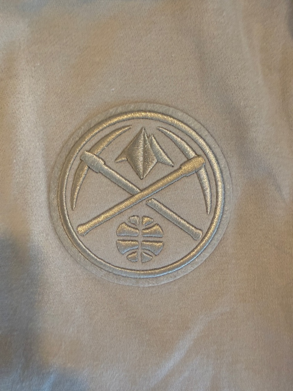 Pro Standard Denver Nuggets Taupe Hoodie Youth Medium NBA - Picture 5 of 6